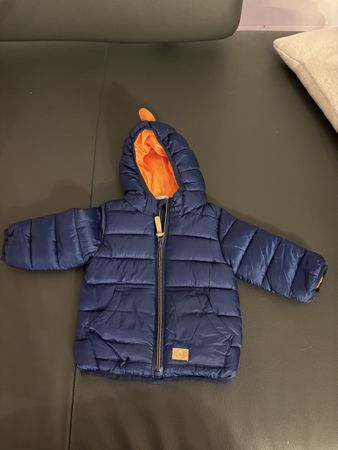 Winter Jacke Grösse 68, Top Zustand, Blau/Orange
