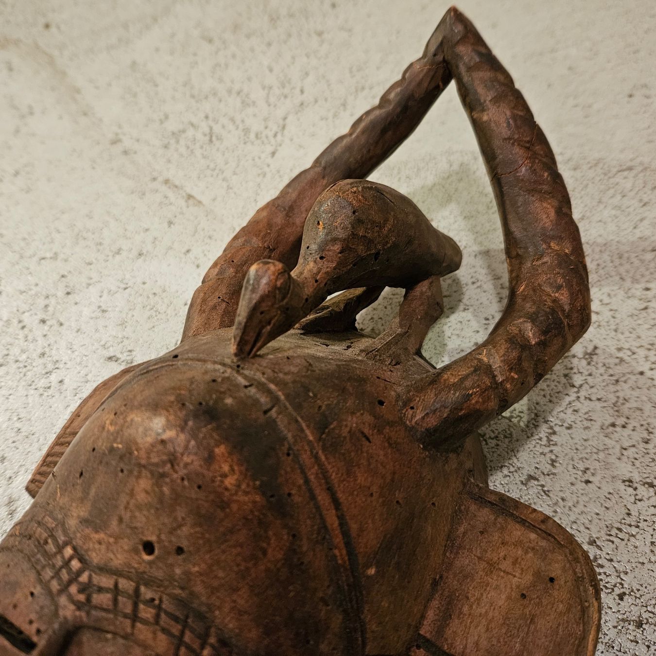 Internationale Kunst: Alte Afrikanische Senufo Maske – Gebraucht aus Rieden AG von sam5432 3