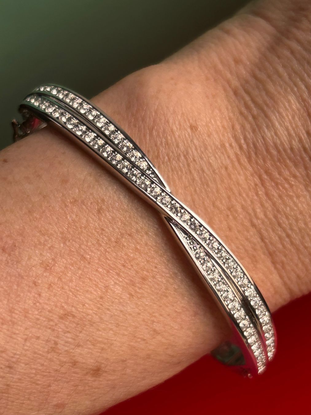 Swarovski Bracciali & Braccialetti: Damenarmreif SWAROWSKI mit Zirkonia – Usato da Laufen venduto da belleskulptur