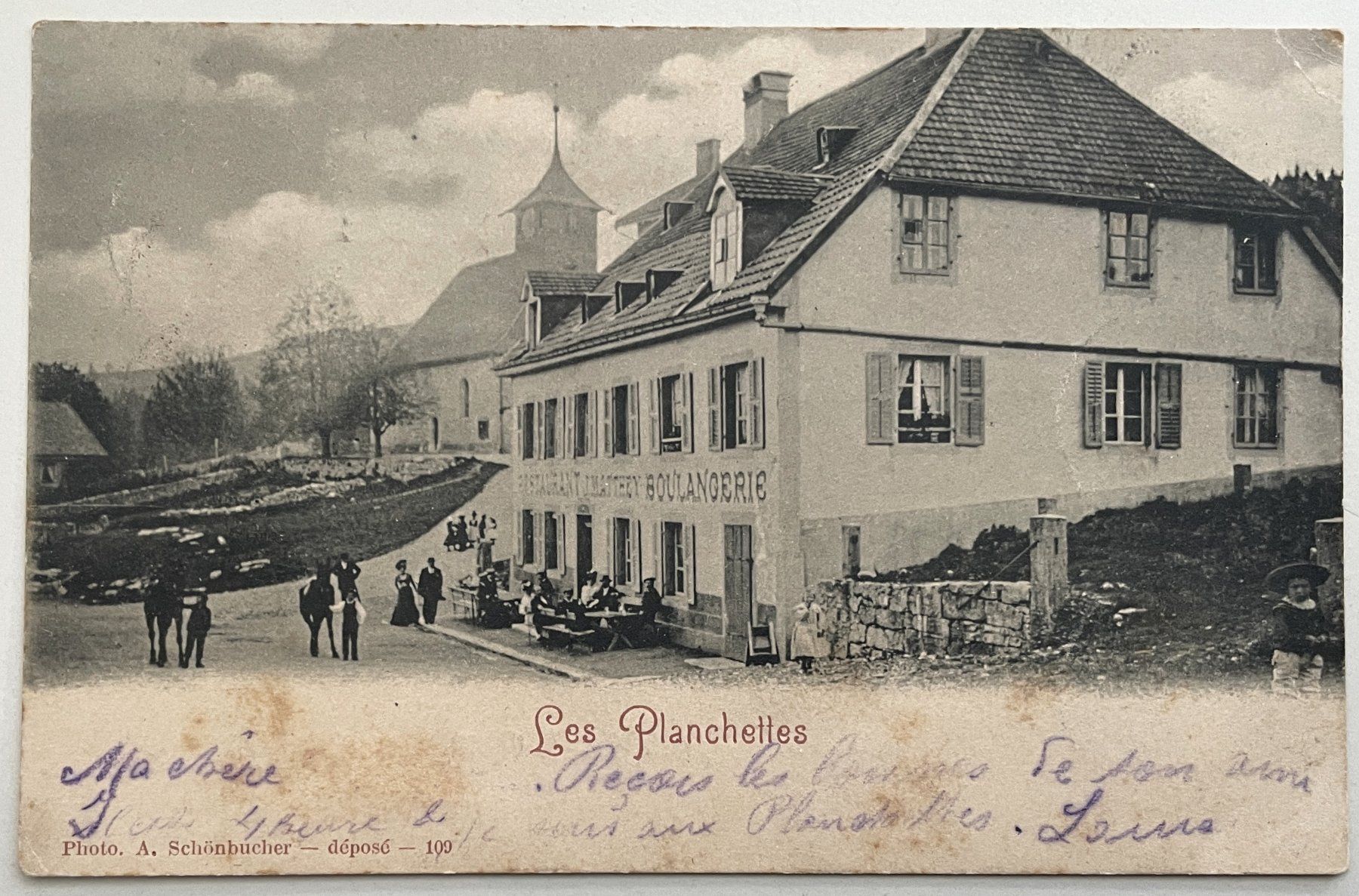 Cartes postales: Les Planchettes – D'occasion à Savagnier par Ne2065