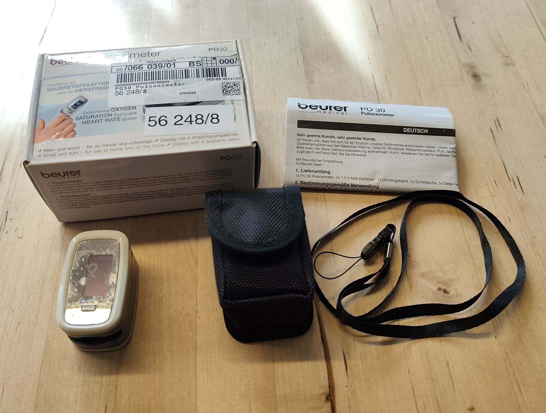 Beurer Attrezzature mediche: Breuer Pulsoximeter PO30 – Usato da Diemtigen venduto da s.litze 3