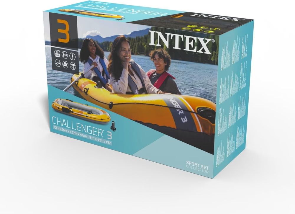Barche: Intex Challenger 3 Set – Nuovo e nell'imballaggio originale da Zug venduto da ECancella 6