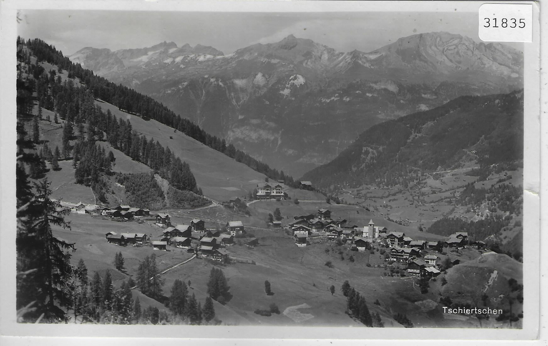 Ansichtskarten: Tschiertschen - Hotel-Pension Brüesch – Gebraucht aus Ettingen von Kartenplanet