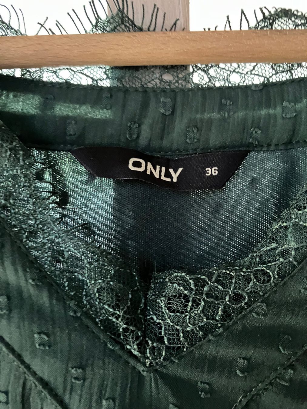 Vero Moda Camicette: Dunkelgrüne Bluse Gr.36 Langarm leicht – Nuovo (secondo la descrizione) da Magden venduto da Anthurium11 3