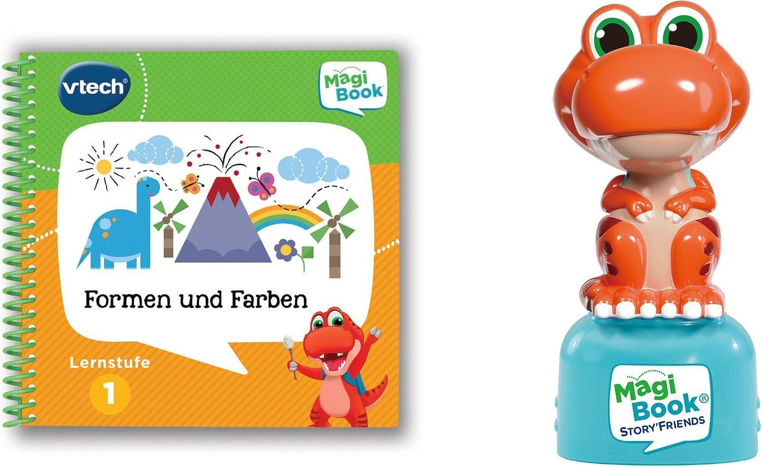 Vtech Spielzeuge: VTech MagiBook Formen und Farben mit Dinofigur – Neu und originalverpackt aus Suhr von SchnapperCH