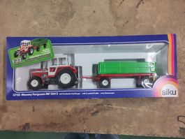 Siku Massey Ferguson MF284 S Traktor mit Anhänger