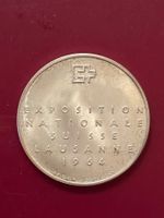 5 Francs 1964 - Exposition Nationale Lausanne - FDC