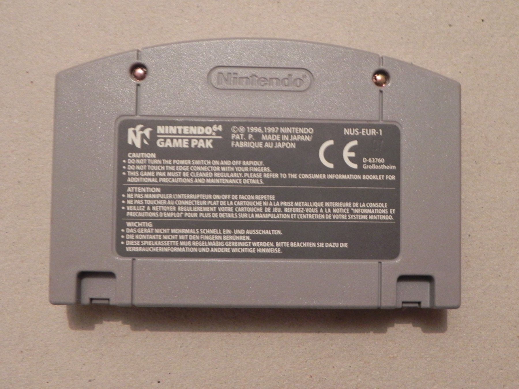Nintendo Spiele: Nintendo 64 Modul Spiel Game N64 Taz Express – Gebraucht aus Siebnen von krimsie 1