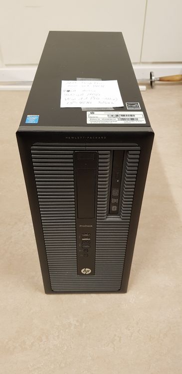 Unité centrale HP ProDesk 600 G4 SFF - 16Go - SSD 256Go Reconditionné