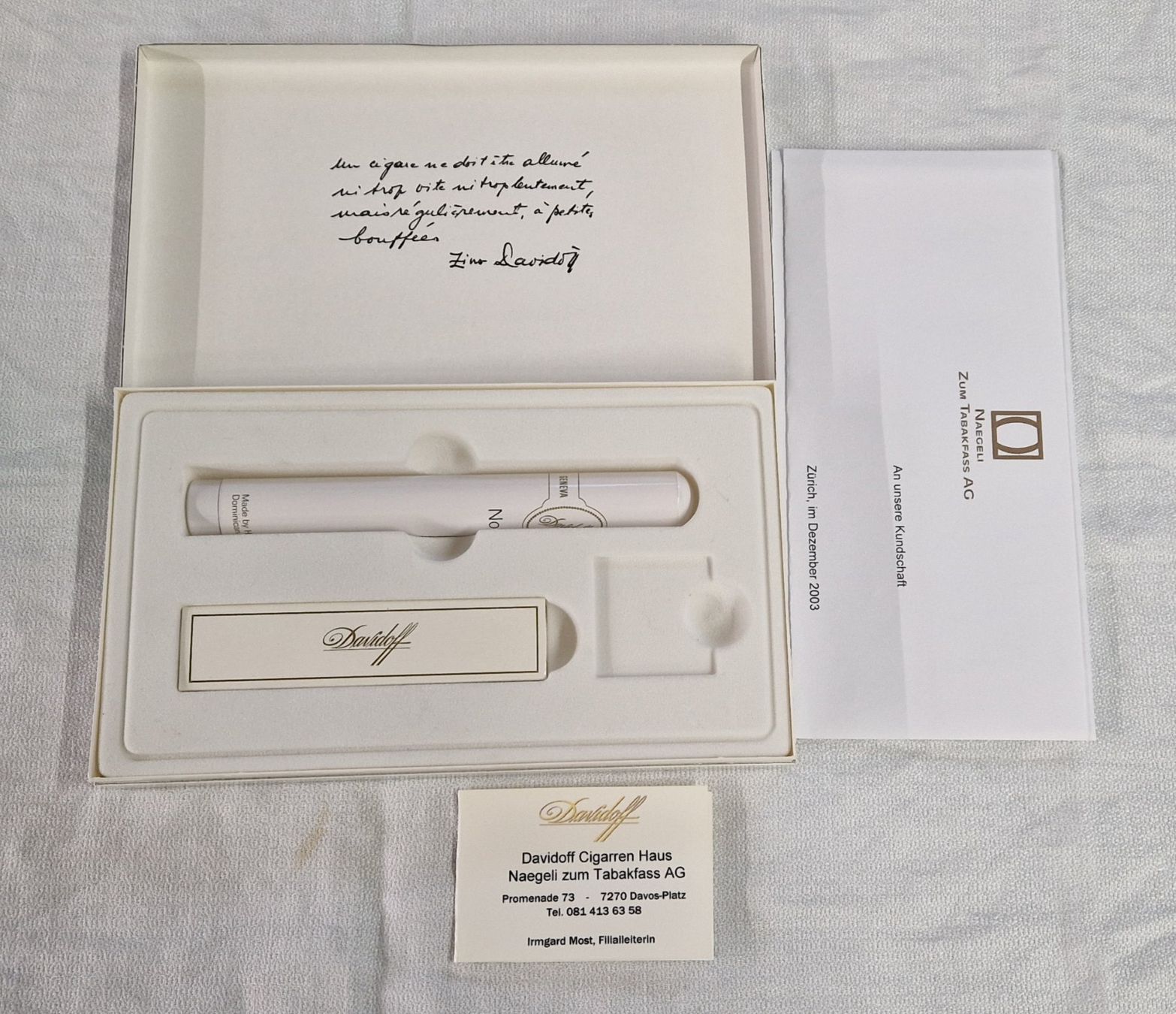 Davidoff Sigari: DAVIDOFF NR 2 ZIGARRE – Usato da Bilten venduto da Mic2022