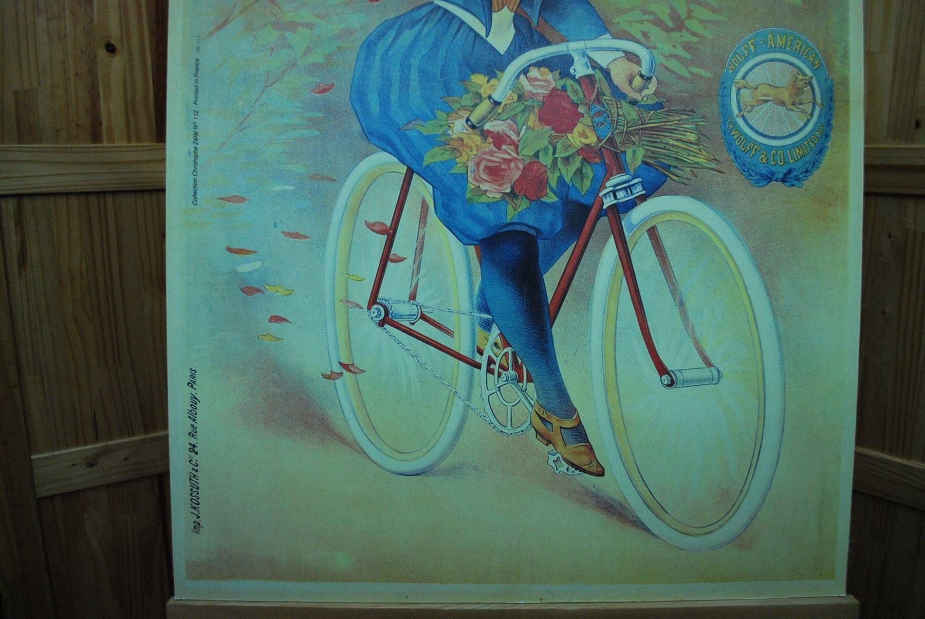 Poster & Bilder: CYCLES WOLFF AMERICAN 1895 – Gebraucht aus Schaffhausen von vintageworld 6