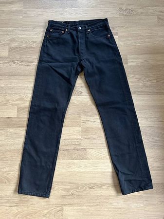 Levi's 501 Original Straight Jeans Herren  W32 L34 Schwarz