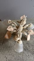 Deckenlampe 3-flammig Retro weiss/rosa Landhausstil Lampe De