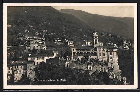 Cartoline postali: AK Locarno, Madonna del Sasso – Usato da Berlin venduto da bartko-reher