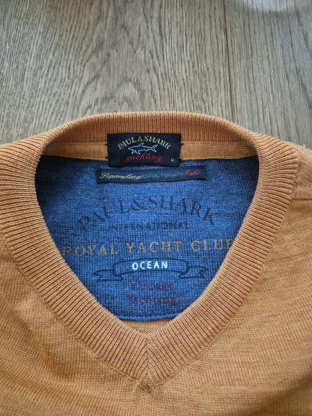 Paul & Shark Maglioni & Felpe: Paul & Shark Pullover orange 100% Schurwolle – Usato da Kollbrunn venduto da guernsey11 2