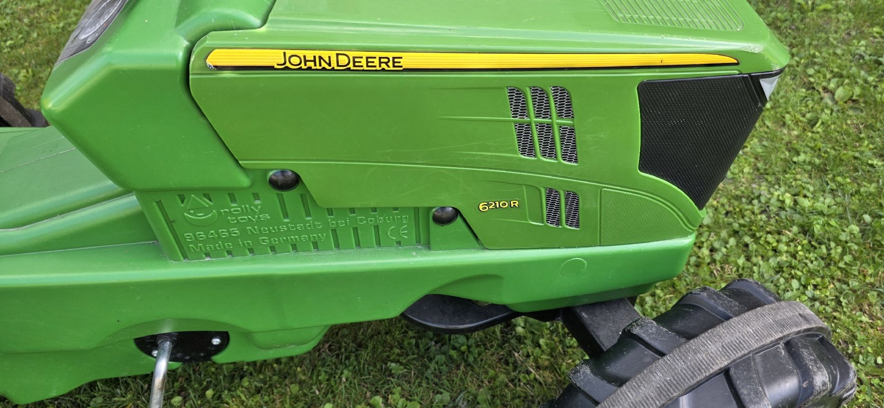 John Deere Veicoli per bambini: Kinder Traktor John Deere mit Anhänger – Usato da Buchs SG venduto da MATGEOMAR 1