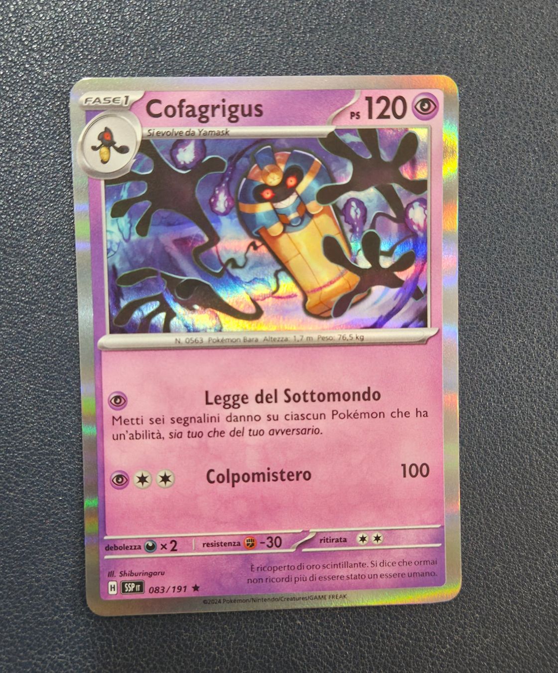 Pokémon Carte collezionabili: Pokemon 083/191 Cofagrigus Holo IT – Usato da Lugano venduto da pan_5zpg