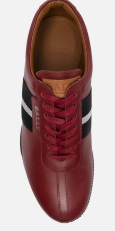 BALLY Herren Frenz Sneakers Streifen seitlich, Schnürung 42