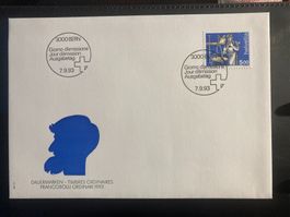 Schweiz 1993 FDC Mensch und Arbeit Beruf Käser 5 Fr.