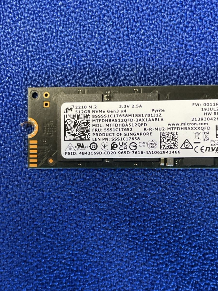 Dischi rigidi: Micron SSD 512GB – Nuovo (secondo la descrizione) da Abtwil sg venduto da Kueng.MultiOutlet 1