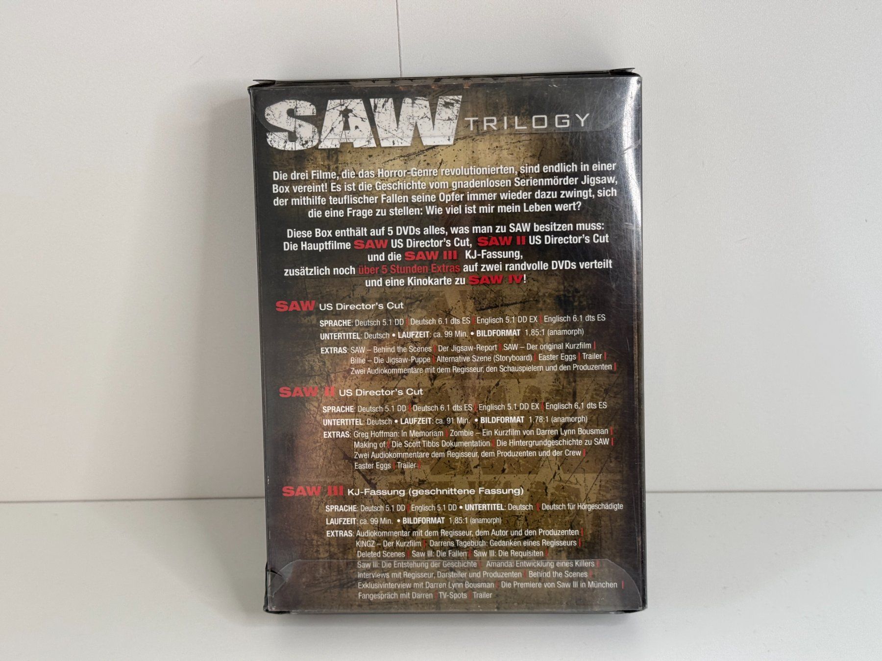 Tous les DVDs: DVD Saw Trilogy – D'occasion à Herznach par marco_0123 1