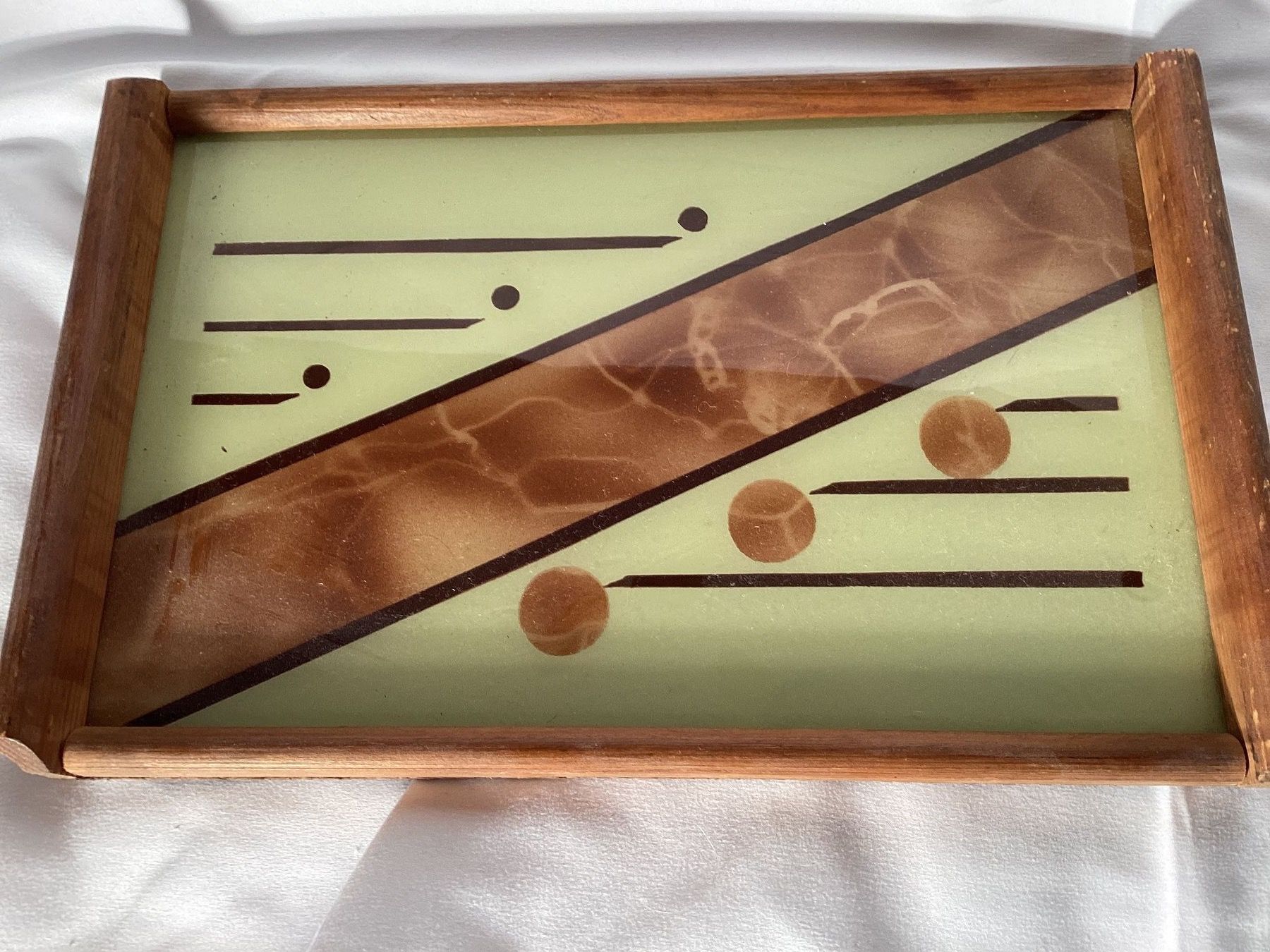 Servierplatten: Servier Tablet Biedermeier – Gebraucht aus Wädenswil von Gugugs1