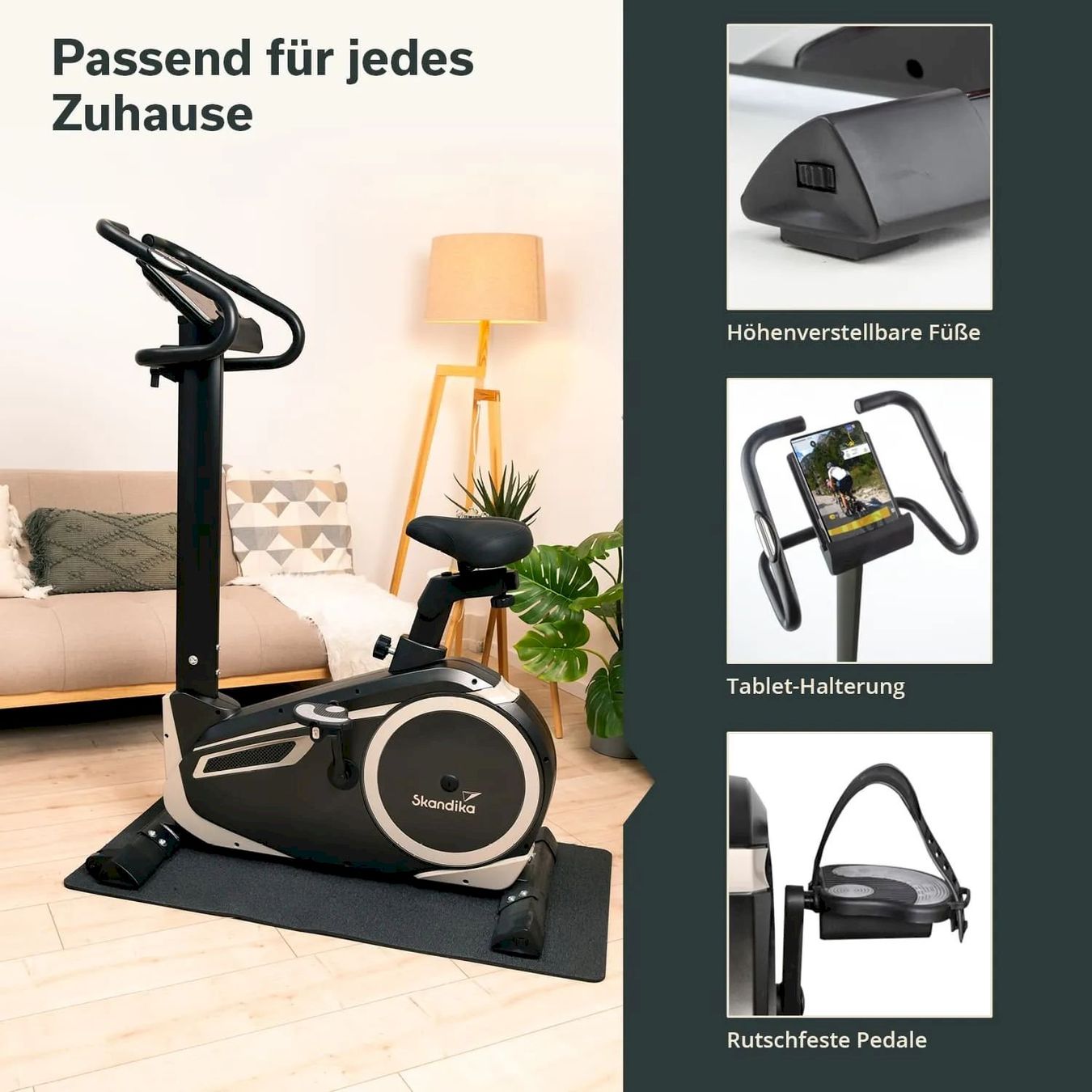 Hometrainer: Skandika Morpheus Ergometer schwarz – Nuovo e nell'imballaggio originale da Bottighofen venduto da zaap 6