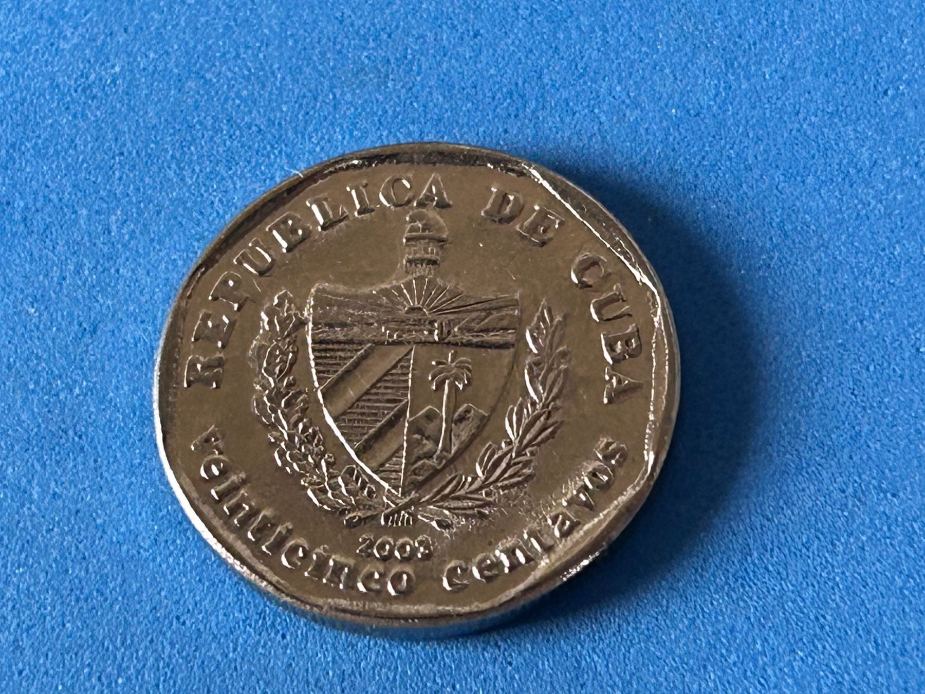 Tutti le monete: Cuba - 25 Centavos 2003 – Usato da Corcelles NE venduto da AJKader 9