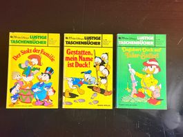 Lustige Taschenbücher LTB, Nr. 74, 77 und 79 - 1. Auflagen!