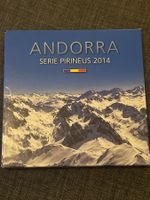 Andorra 2014 Doppel Euro Diner Kursmünzensatz Serie Pirineus