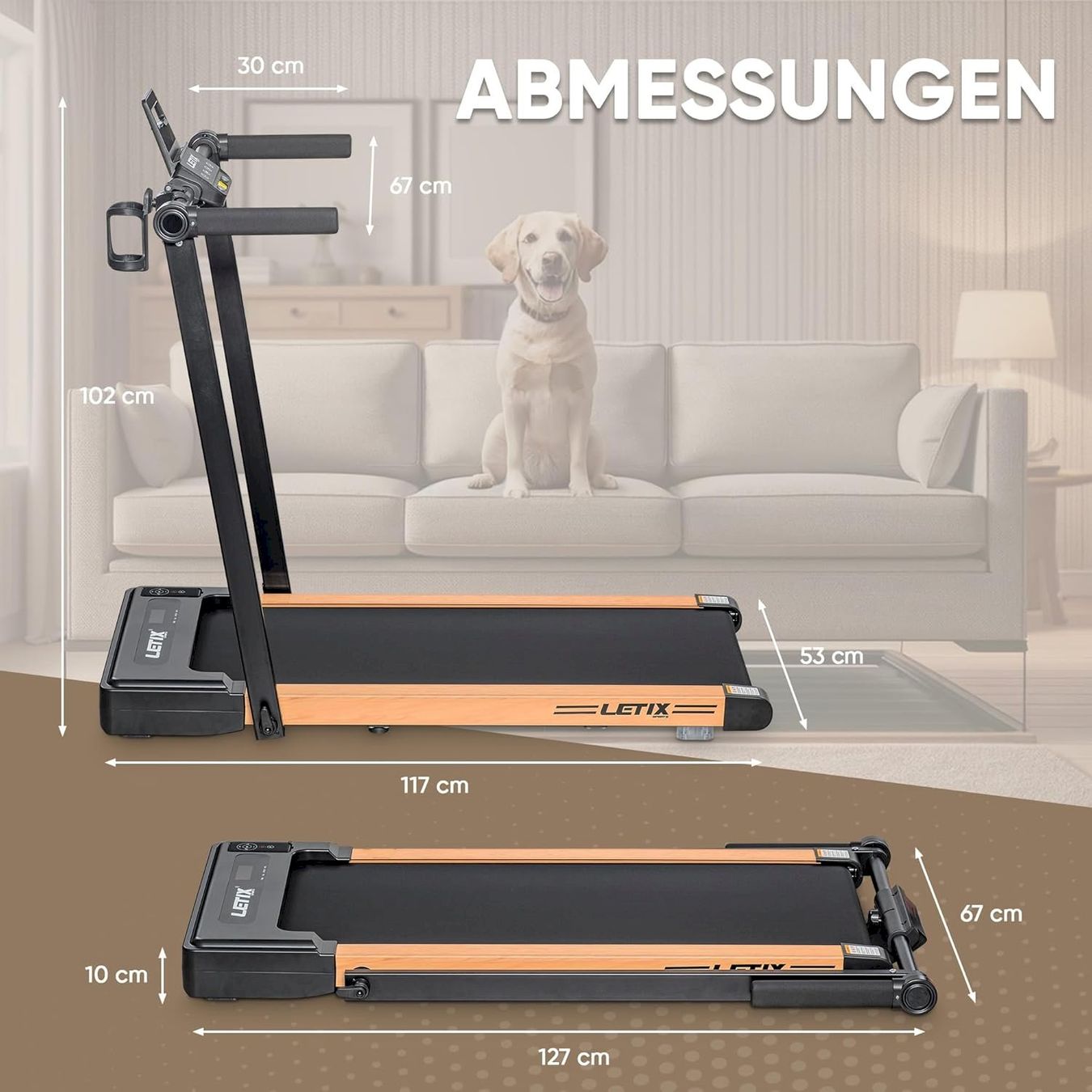 Hometrainer: Elektrisches Laufband FoldPro Schwarz – Neu und originalverpackt aus Bottighofen von zaap 8