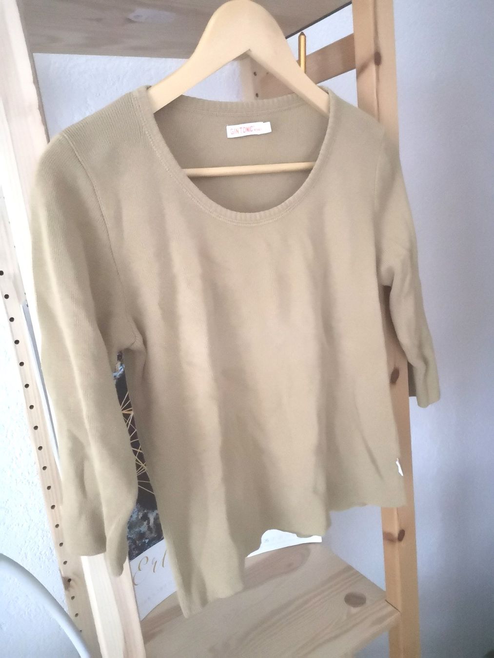 Maglioni & Felpe: GIN TONIC schlichter Pulli 3/4 Arm Gr. S senf farben – Nuovo (secondo la descrizione) da Münsingen venduto da Nik_und_Kat 1