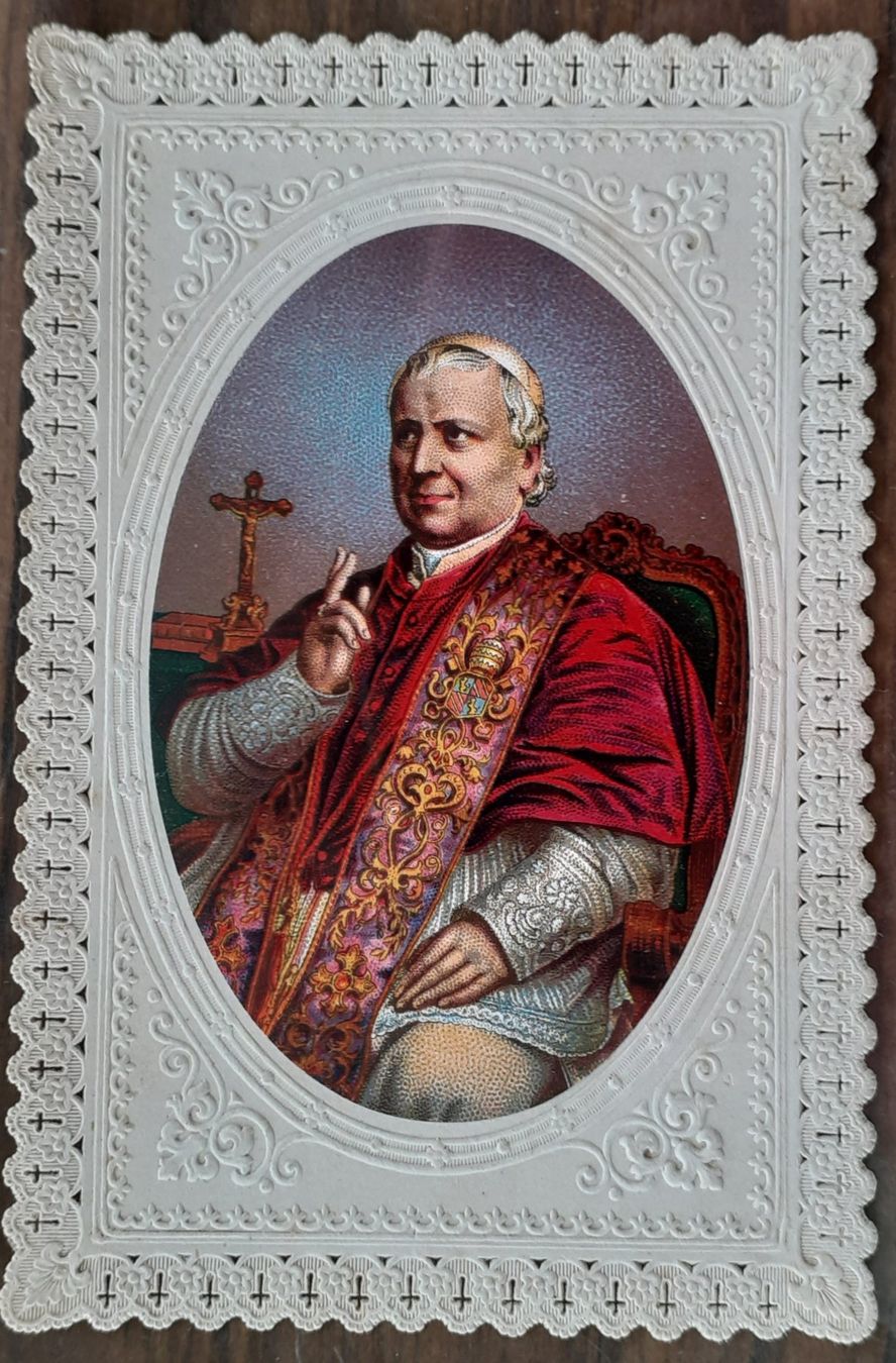 Incisioni: Andachtsbild Papst Pius IX mit Autograph – Usato da Mörschwil venduto da lindaswunderkiste