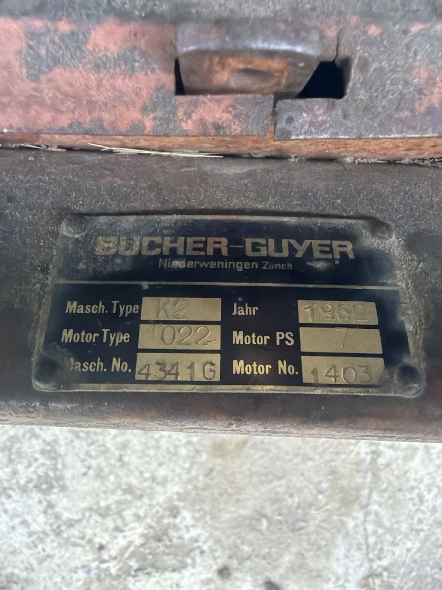 Bucher Alle Maschinen: Bucher K2 Mähmaschiene  – Gebraucht aus Brunnadern von fab_q2gy 2