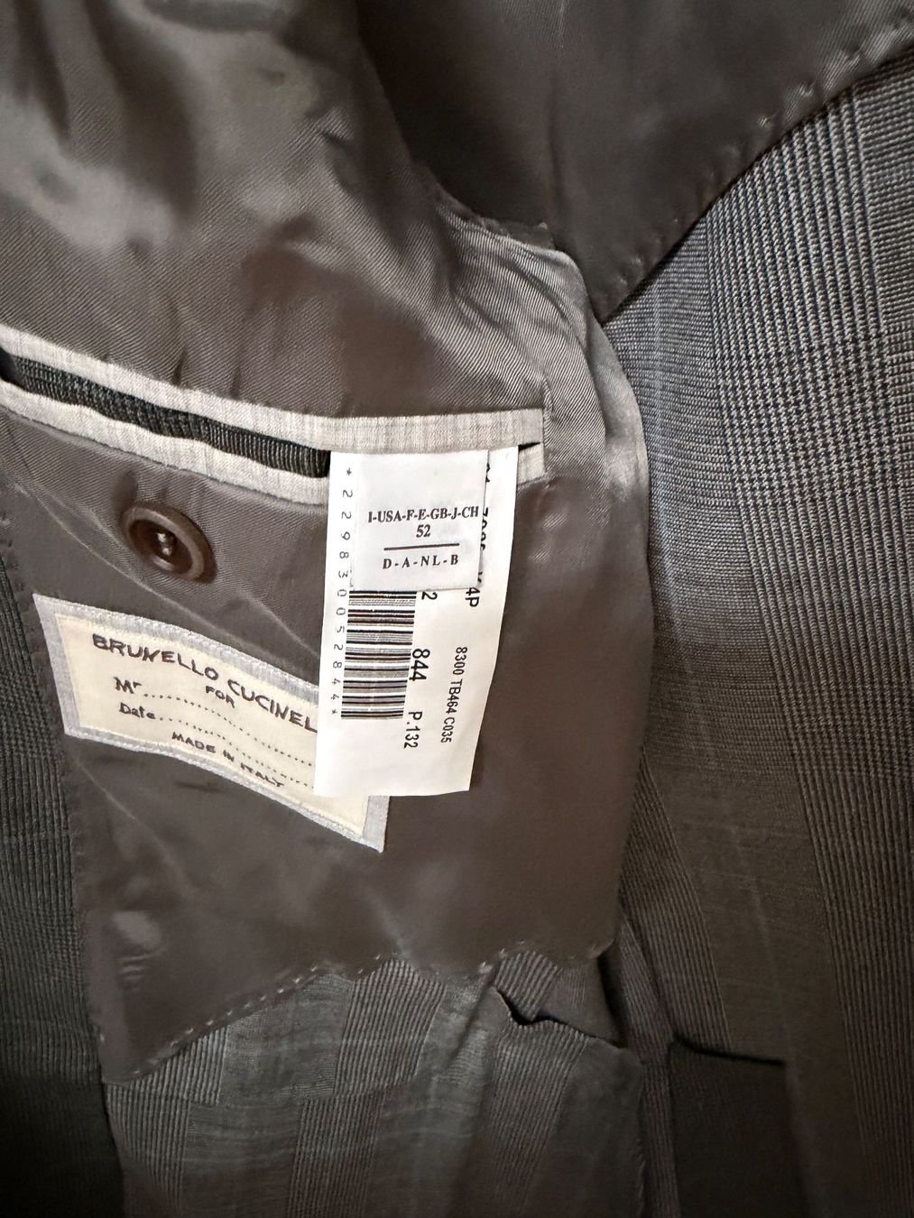 Brunello Cucinelli Completi: Brunello Cucinelli  Sakko Herren Grösse 52 – Nuovo (secondo la descrizione) da Oberwil b. Zug venduto da hallihallo12 4