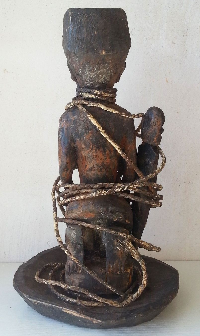 Skulpturen & Statuen: Voodoo Fetisch Westafrika - Mutter mit Kind in Seilen – Gebraucht aus Oberriet SG von ganesh435 3