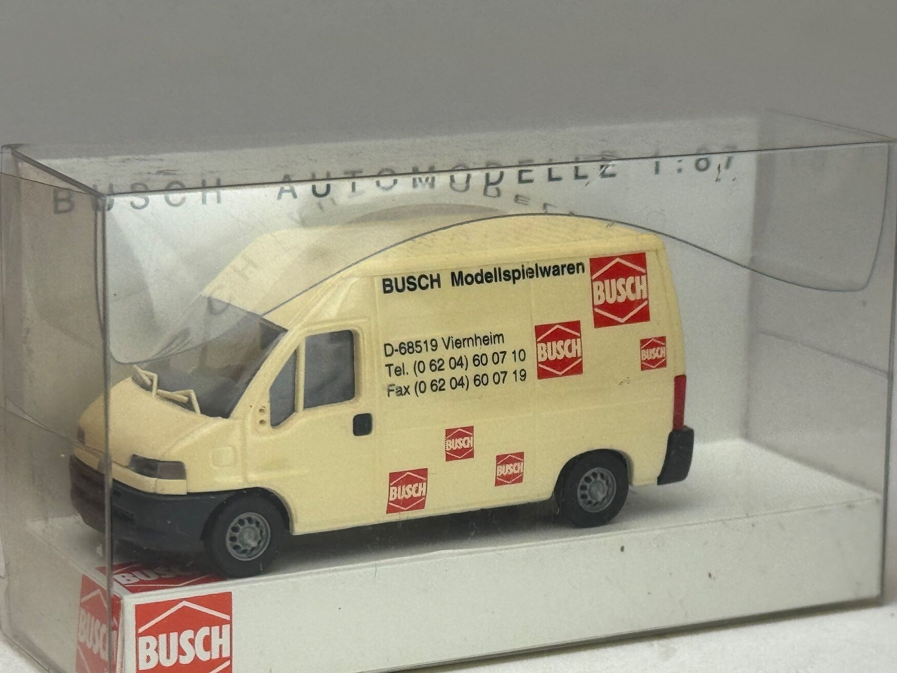Busch Modellini d'auto: GB1- Busch Fiat Ducato Busch – Usato da Elm venduto da Wikmtz