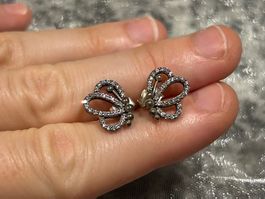 Pandora Ohrringe Schmetterlinge 🦋 Zirkonia, 925er Silber