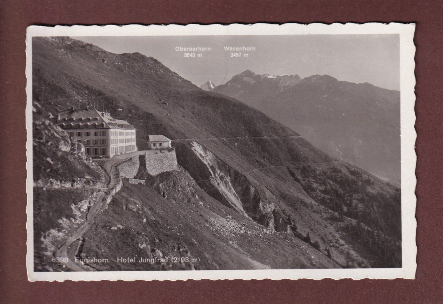 Cartoline postali: EGGISHORN - Hotel Jungfrau – Usato da Pully venduto da nicecards-shop