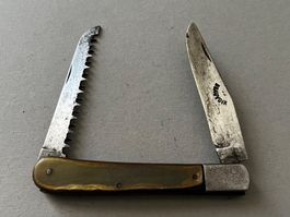 Antikes Sackmesser Beauvoir 98 mm mit Säge - selten