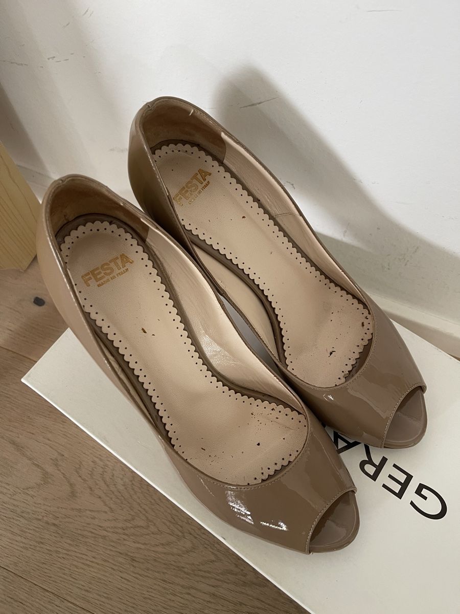 Damenschuhe: Festa Italian leather open toes – Gebraucht aus Nyon von My_wardrobe 2