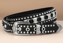 Maikun Gürtel im amerikanischen Punk Nietenstil - Ceinture