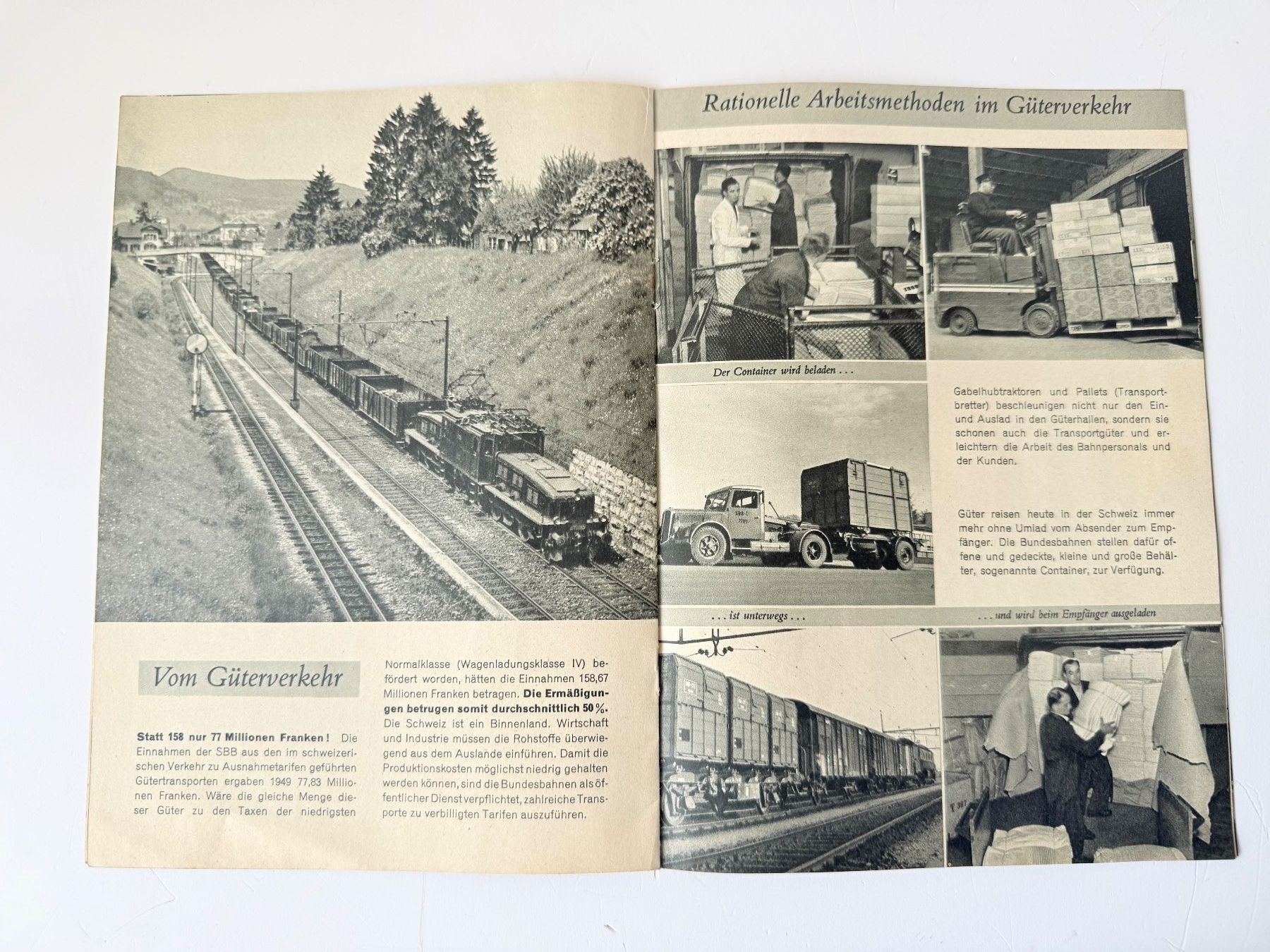Documenti: 50 Jahre SBB Proschüre 1952 – Usato da Zwingen venduto da moje1 3