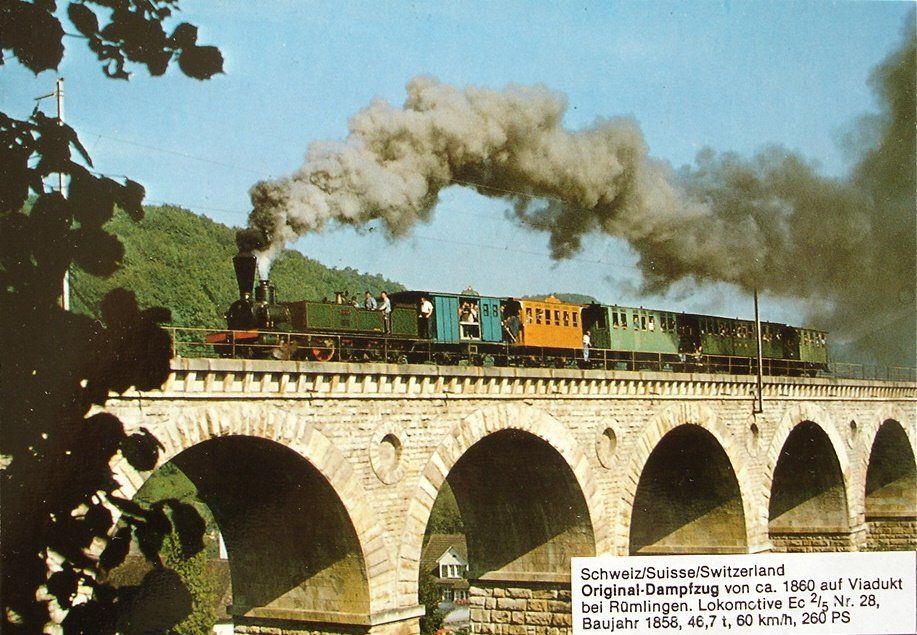 Cartoline postali: RÜMLINGEN Bahn, Dampflokomotive – Nuovo (secondo la descrizione) da Jona venduto da philajona