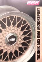 Alter BBS Felgen Katalog inkl. Preisliste ( CH ) von 1986