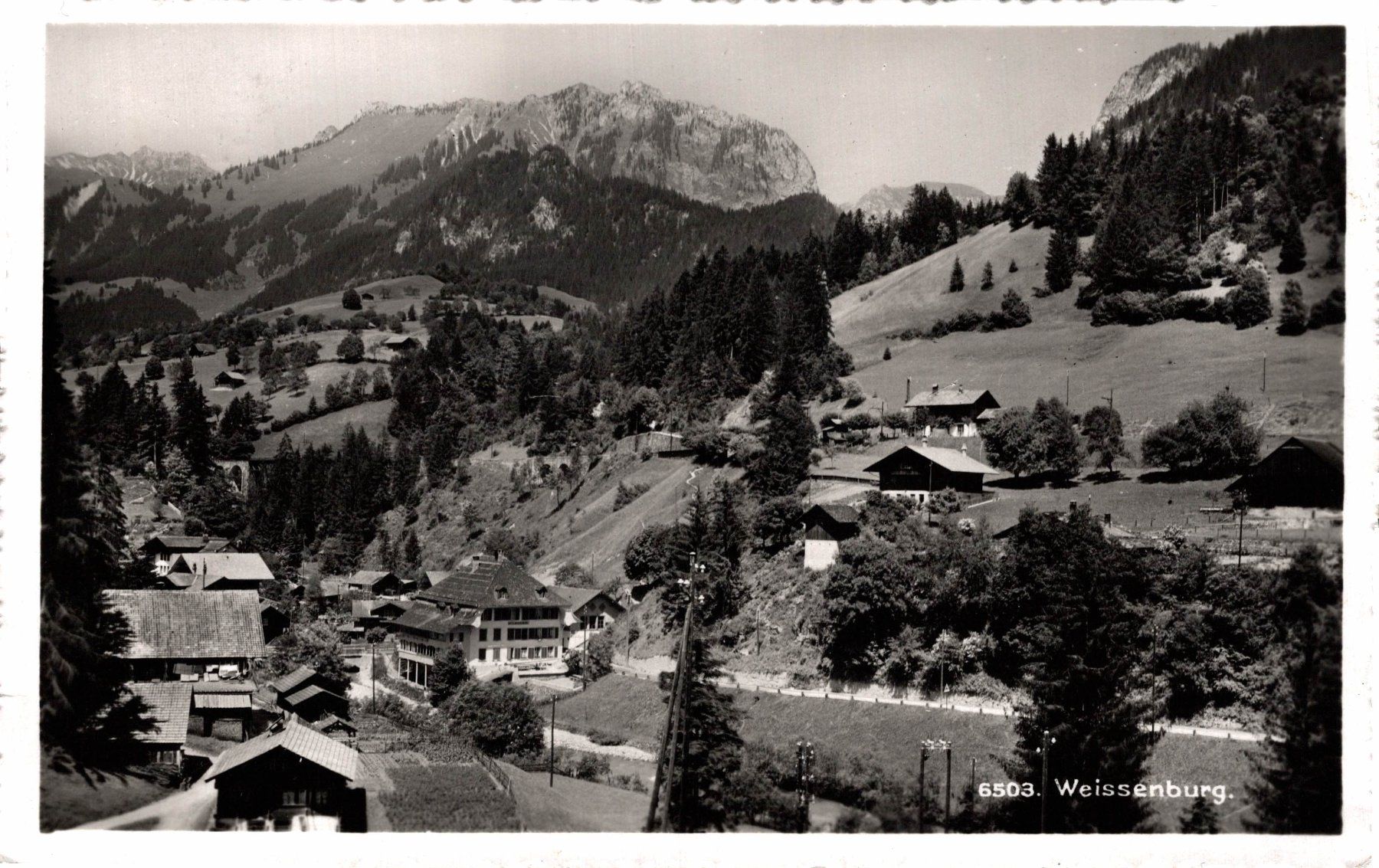 Cartoline postali: Weissenburg (Simmental) – Usato da Bronschhofen venduto da Astore