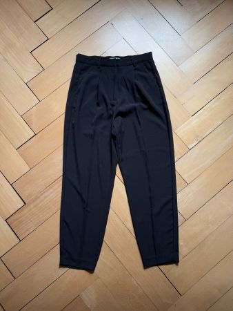 ICHI - Hose schwarz fliessend 38