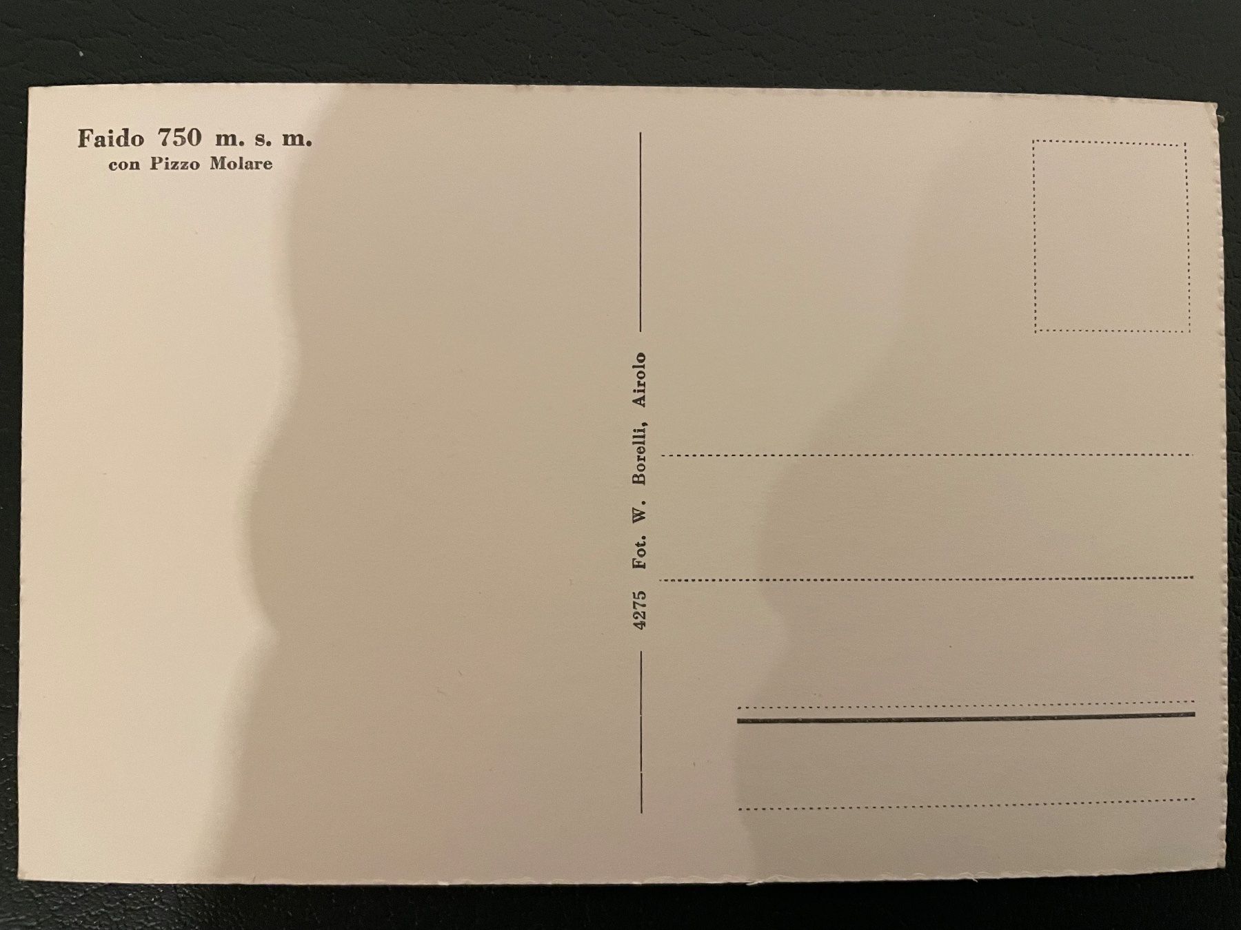 Cartoline postali: Faido d’inverno – Usato da Faido venduto da Fusnengo 1