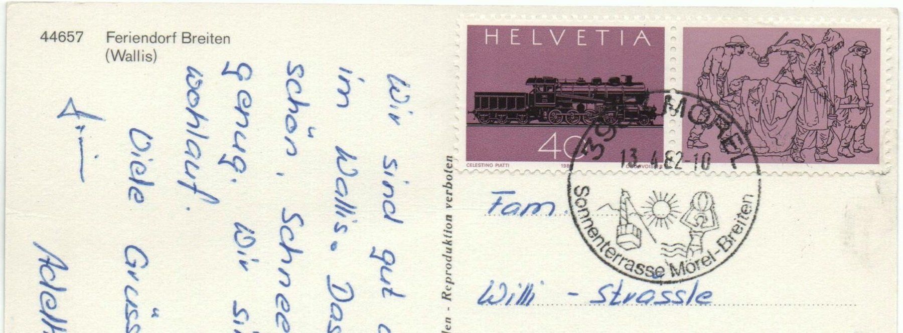 Cartes postales: BREITEN MÖREL Feriendorf – D'occasion à Jona par philajona 1