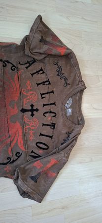 Herren/Jungs T Shirt Affliction Grösse L